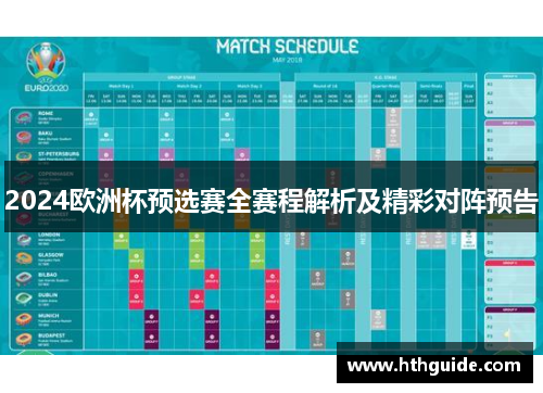 2024欧洲杯预选赛全赛程解析及精彩对阵预告